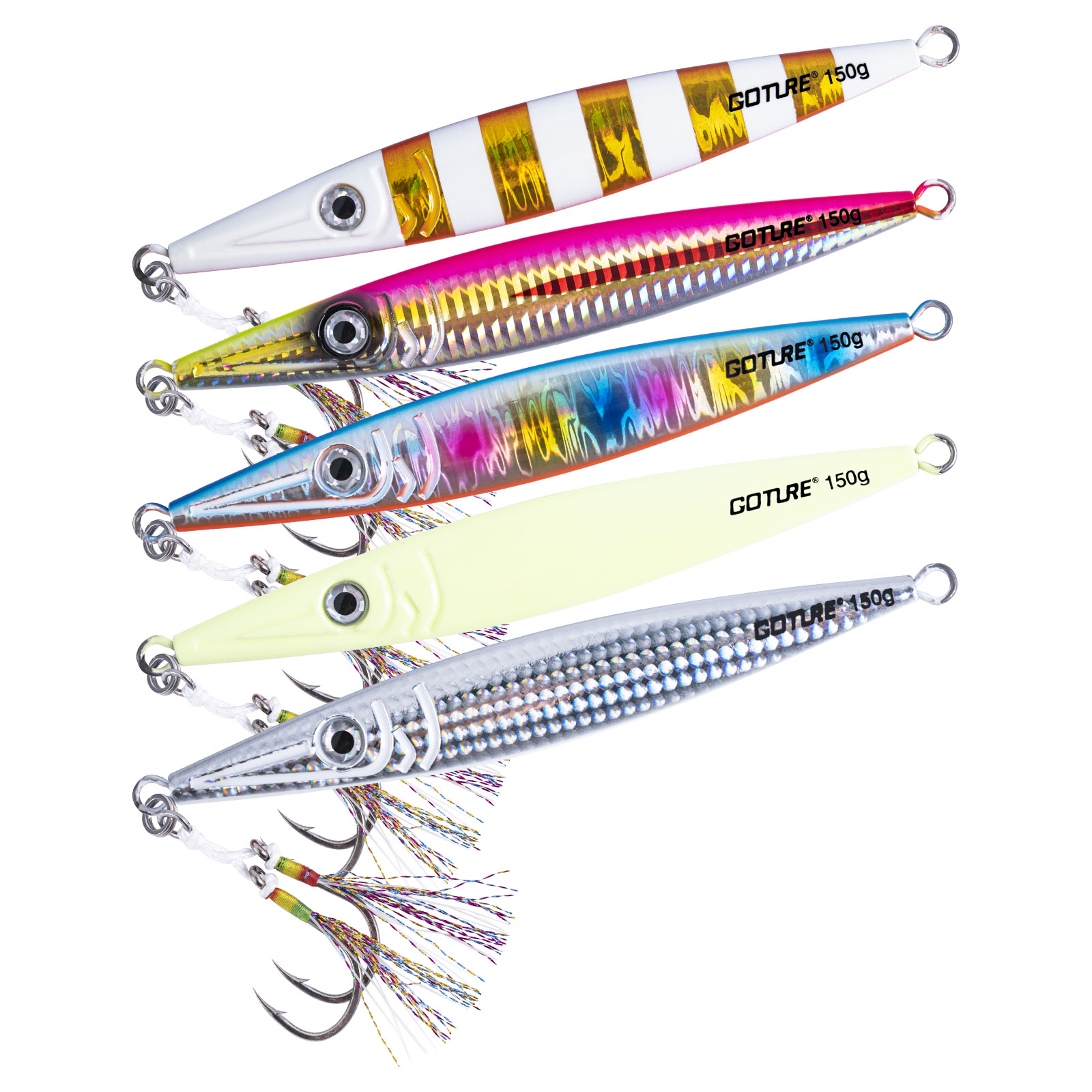 Jigger Double Sided - Goture luminosa afundando rápido jigging fundição