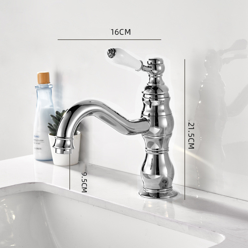 Home Bar Sink - Torneiras de bacia de bronze estilo