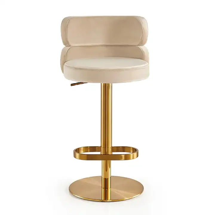 Home Bar Stools - Para luxo moderno de aço inoxidável