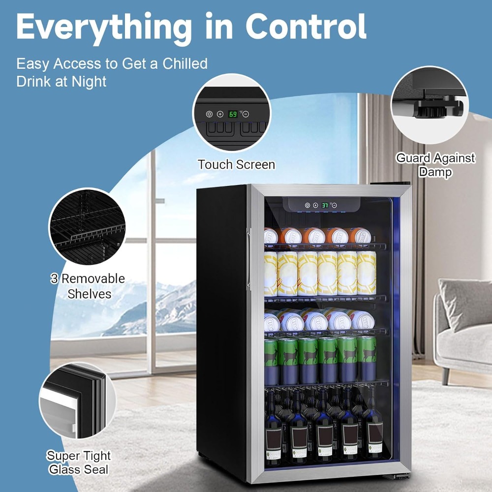 Home Bar And Fridge - Refrigerador Compacto para Bebidas de 110