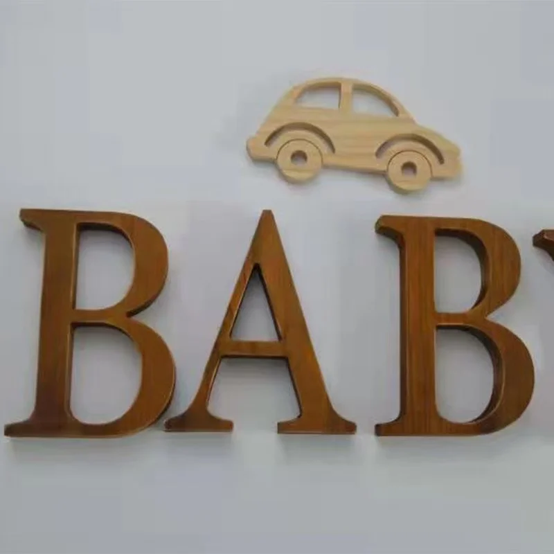 Home Bar Word - Placas de Nome Personalizadas em Madeira
