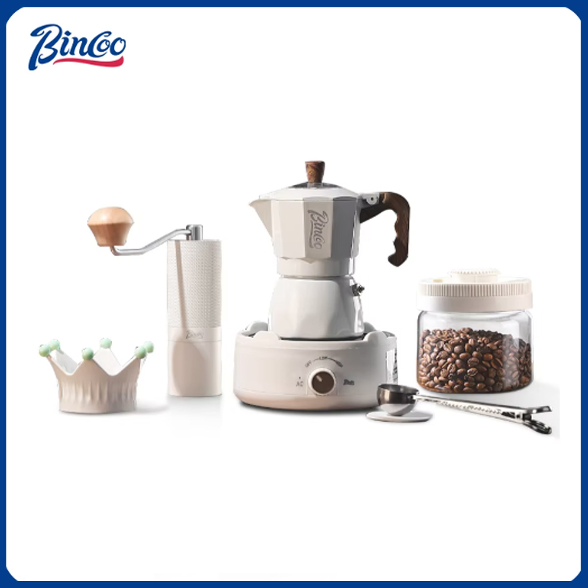 Home Barista - Máquina de Café Expresso Bincoo Moka