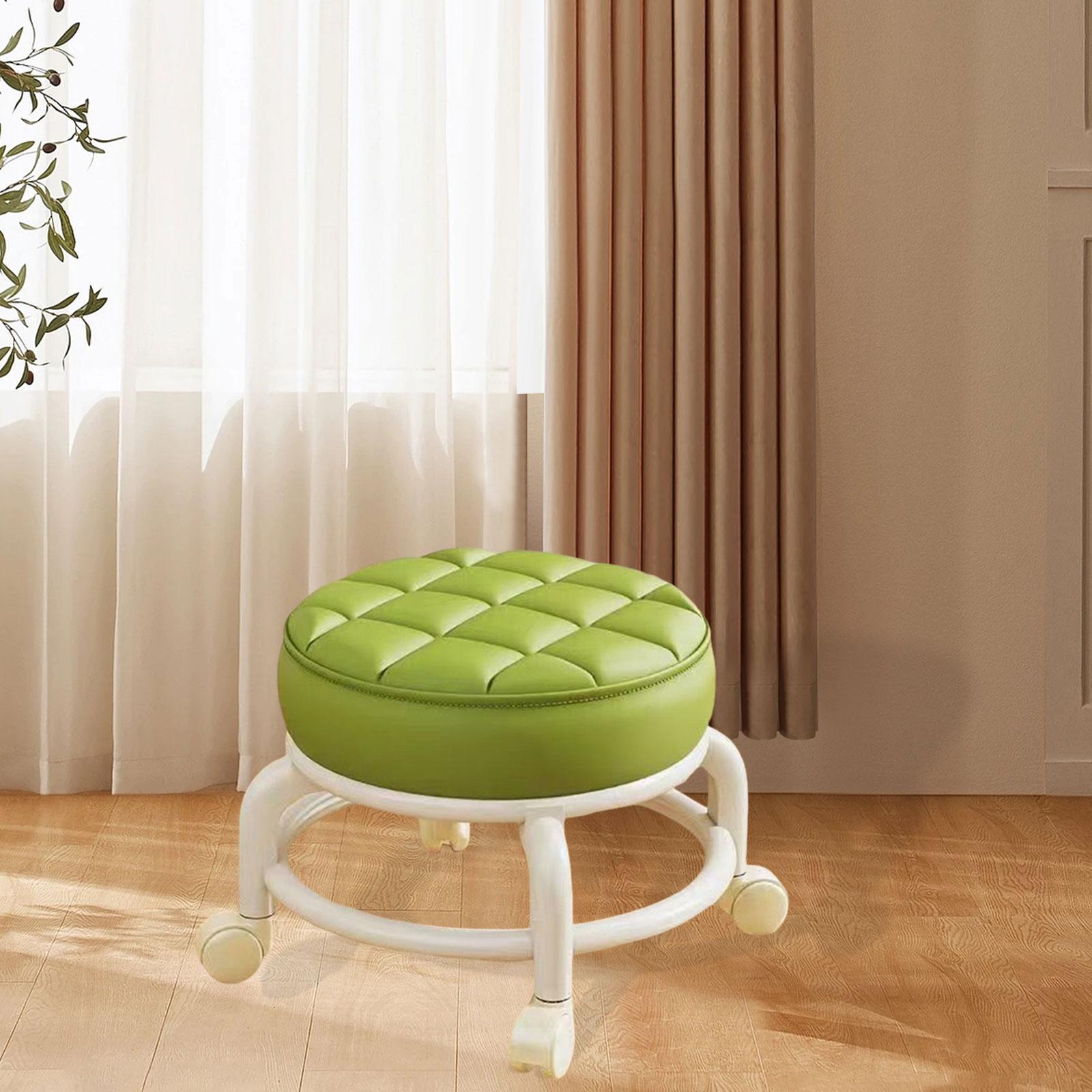 Home Bar Stools - Cadeira pequena giratória 360 com rodízio