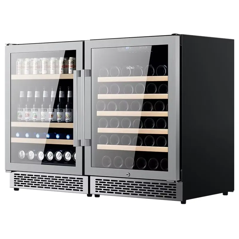Home Bar And Fridge - Refrigerador de Vinho de Aço Inoxidável