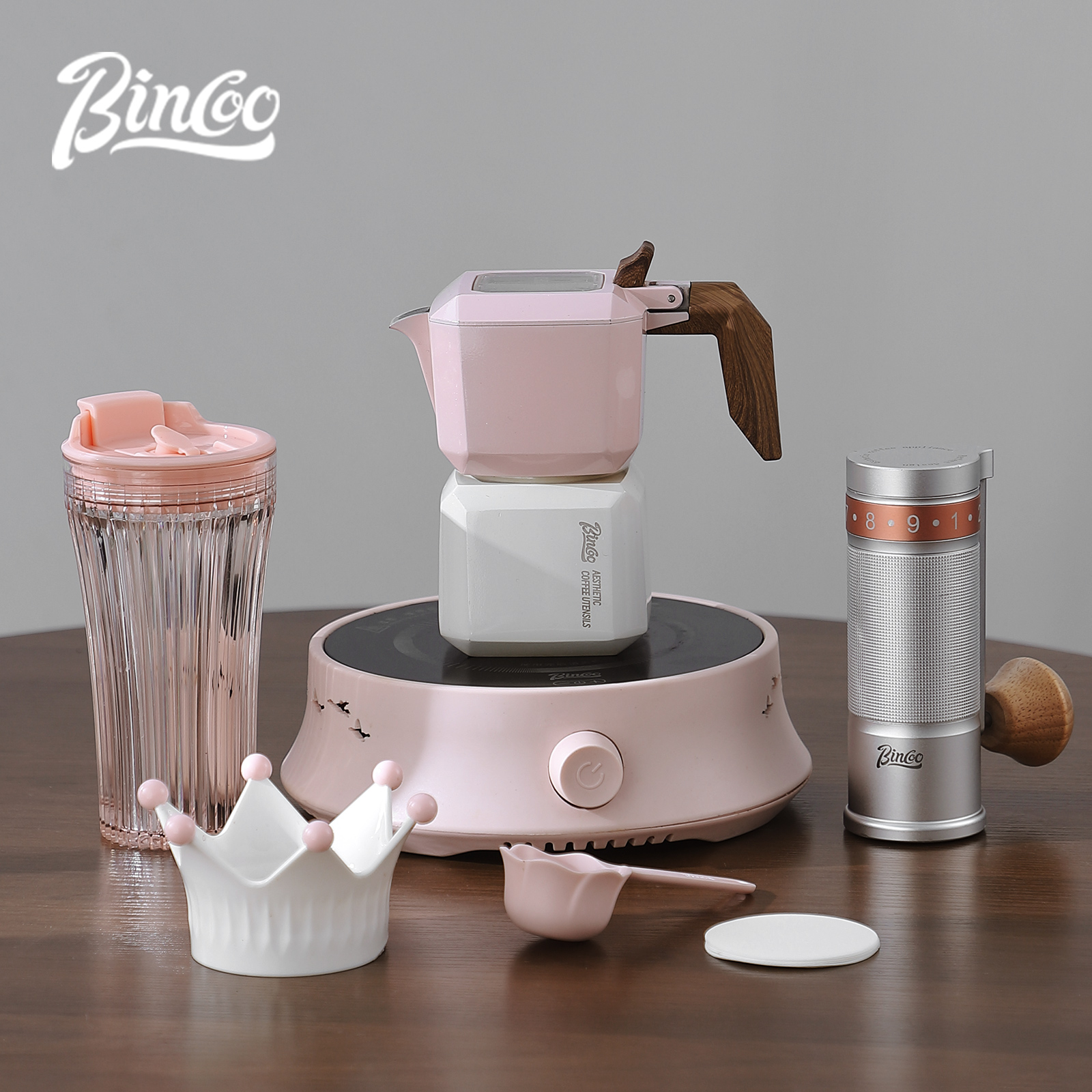 Home Barista - Bincoo válvula dupla moka pote de