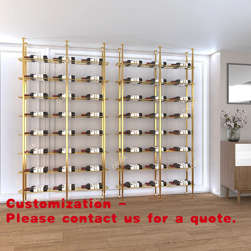 Home Bar Shelf - Suporte de Parede Personalizado para Vinhos
