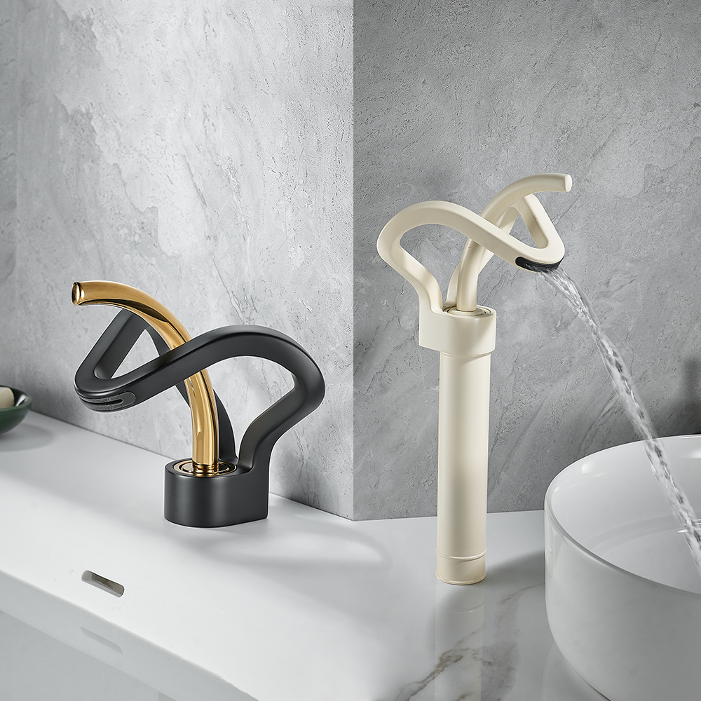 Home Bar Sink - Preto ouro torneira da bacia do