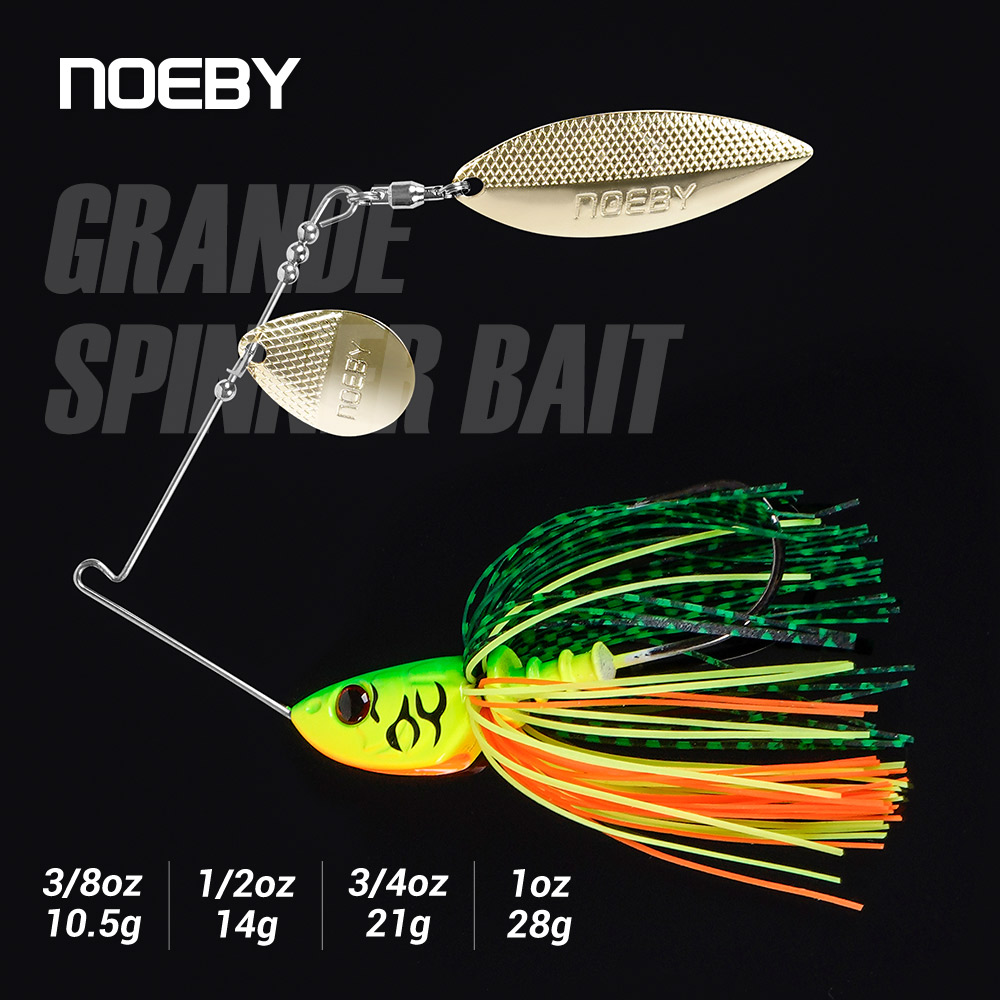 Noeby spinnerbait 10.5g 14g 21 - Jigger Double Sided avaliação e preço