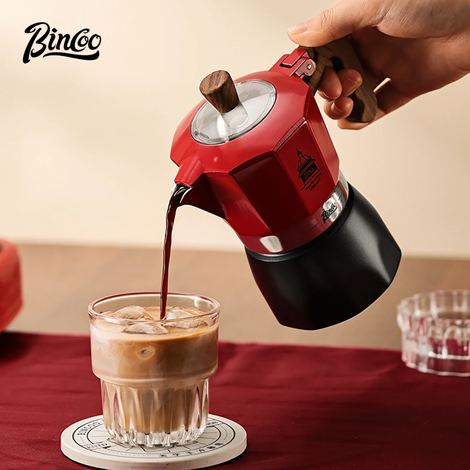 Bincoo válvula dupla café moka - Home Barista avaliação e preço