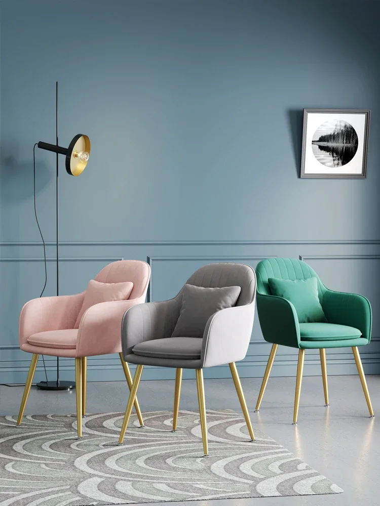 Moda nórdica luz luxo camurça  - Home Bar Seating avaliação e preço