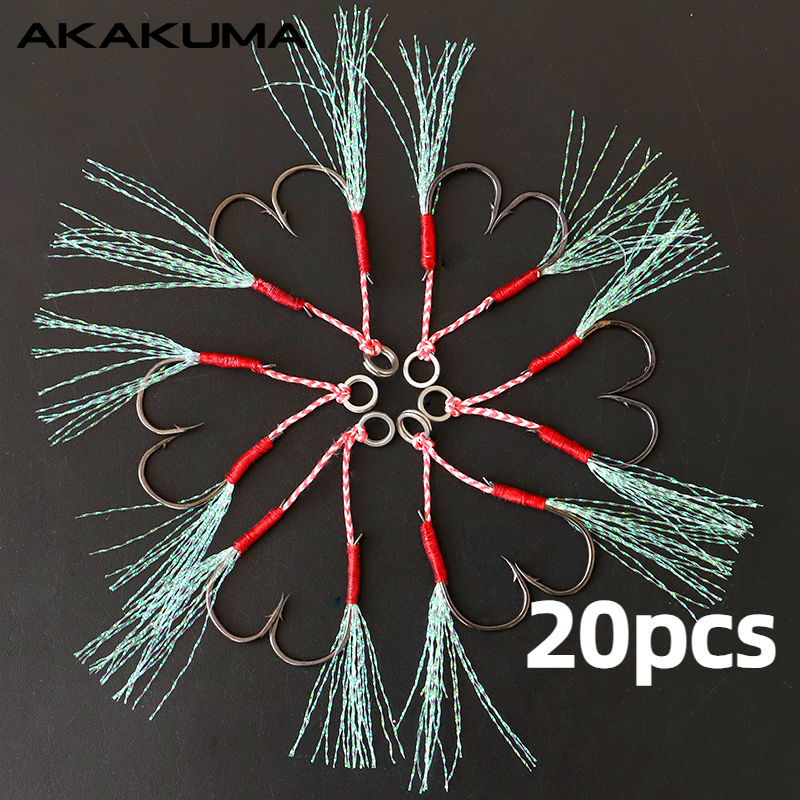 10 pçs ganchos de pesca único  - Jigger Double Sided avaliação e preço