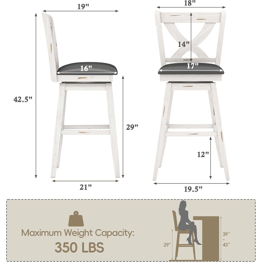 Conjunto de 2 Banquetas Girató - Home Bar Stools avaliação e preço