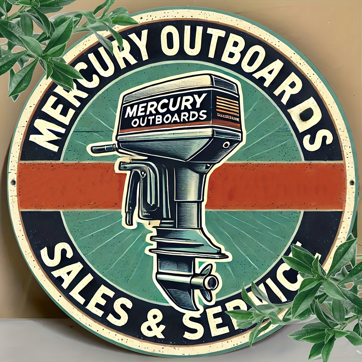 Placa de Metal Vintage Mercury - Home Barca avaliação e preço