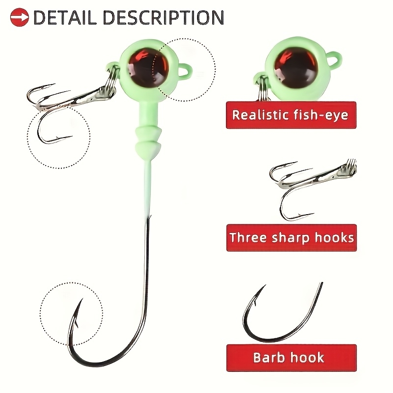 5 Peças de Cabeças de Jig com  - Jigger Double Sided avaliação e preço