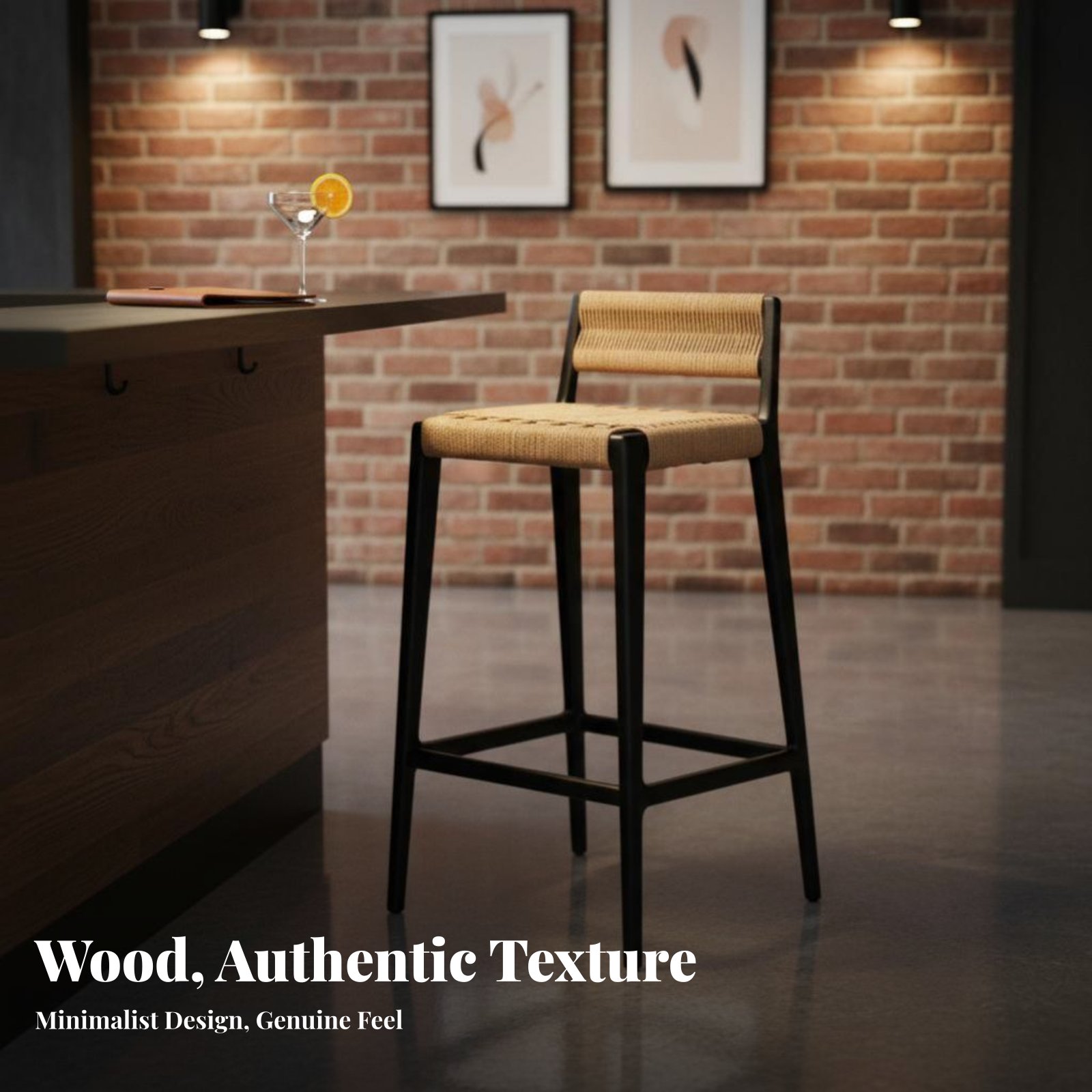 Banqueta Alta com Assento Tran - Home Bar Stools avaliação e preço