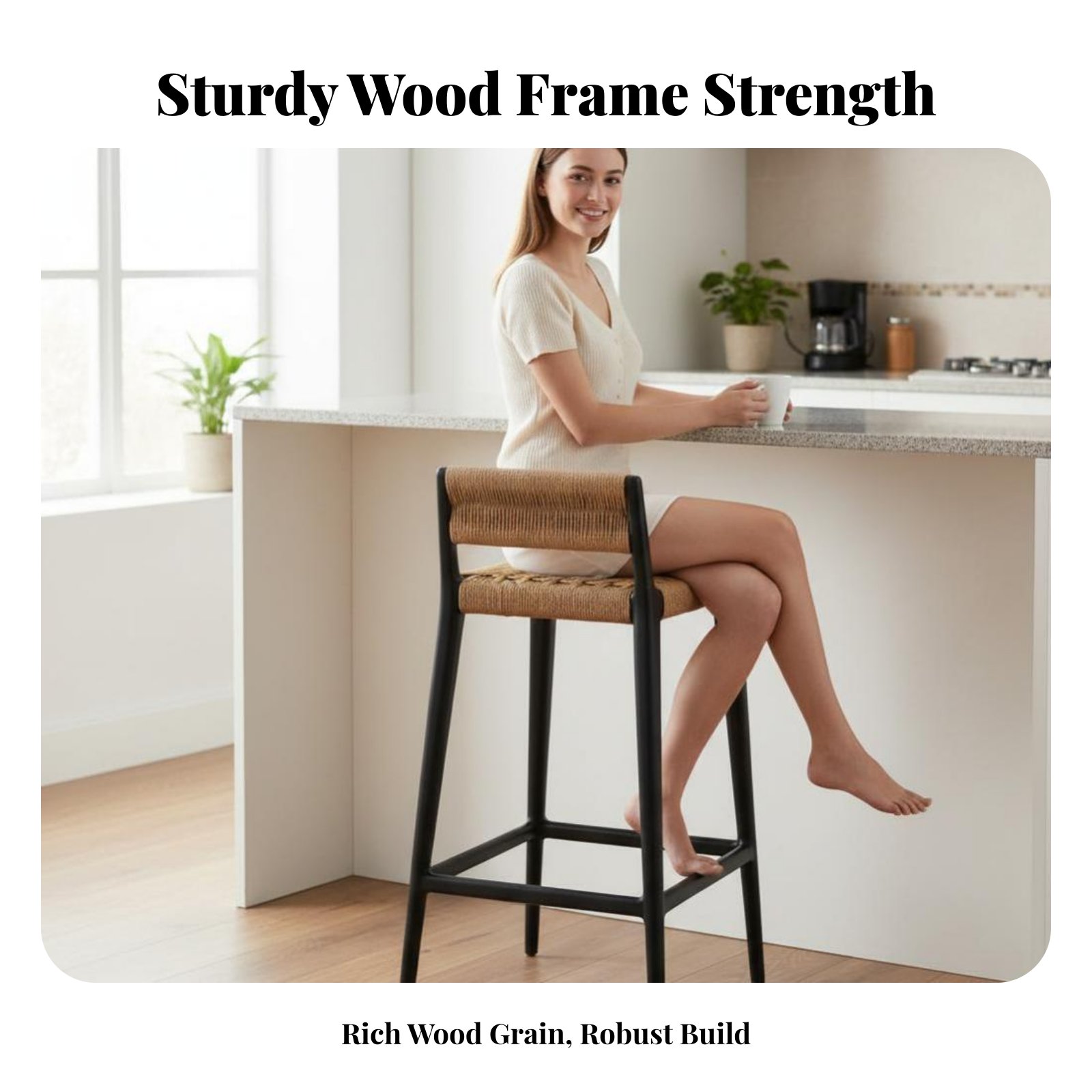 Banqueta Alta com Assento Tran - Home Bar Stools avaliação e preço