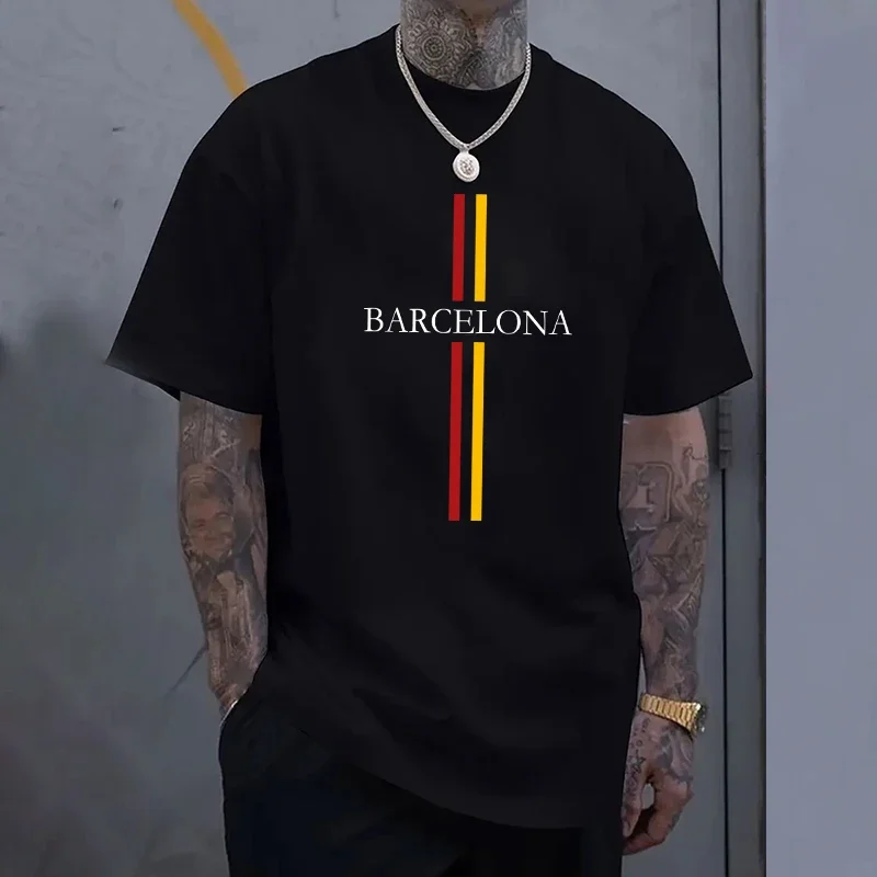 Camiseta Masculina de Algodão  - Home Barcelona avaliação e preço