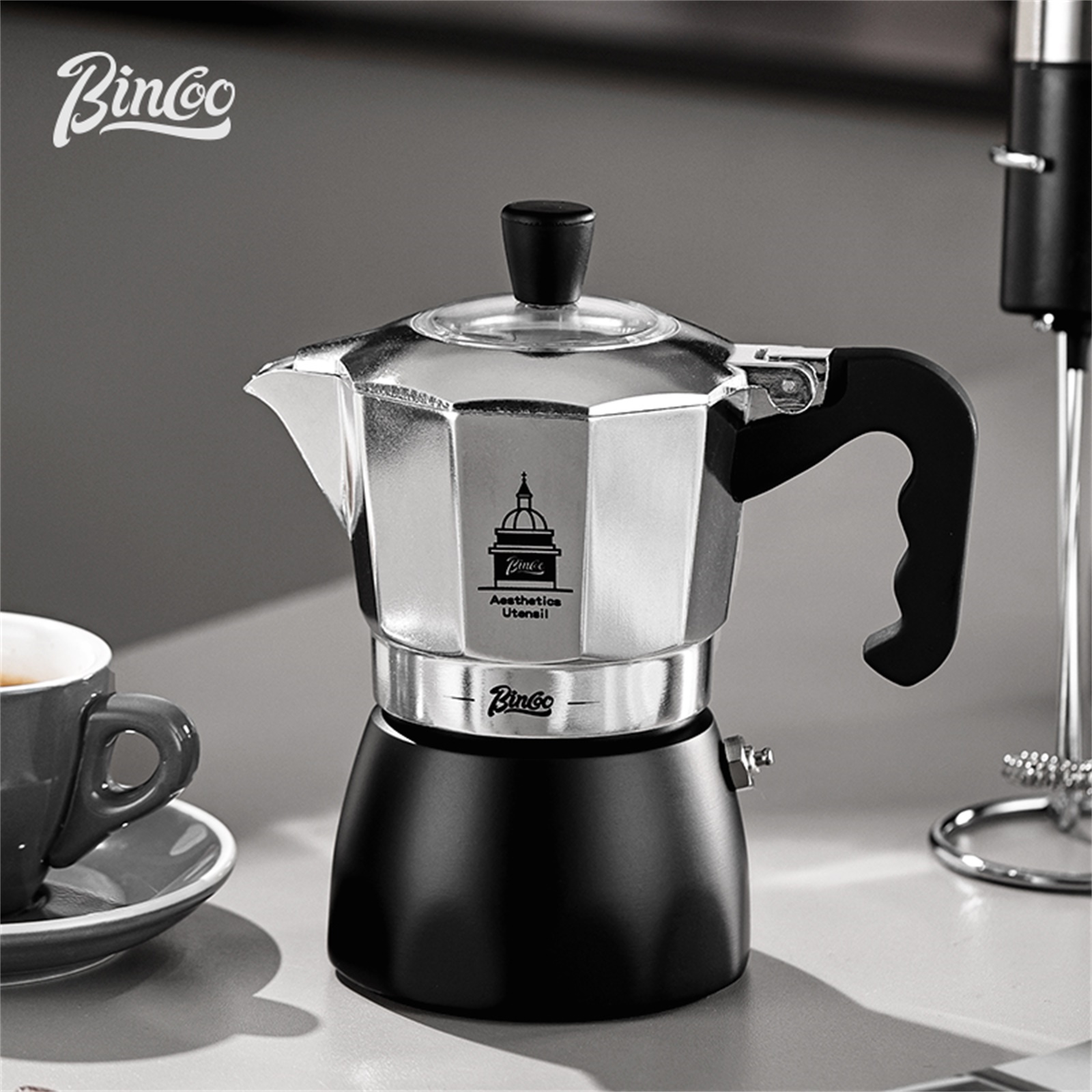 BINCOO Pote Moka de Válvula Du - Home Barista avaliação e preço