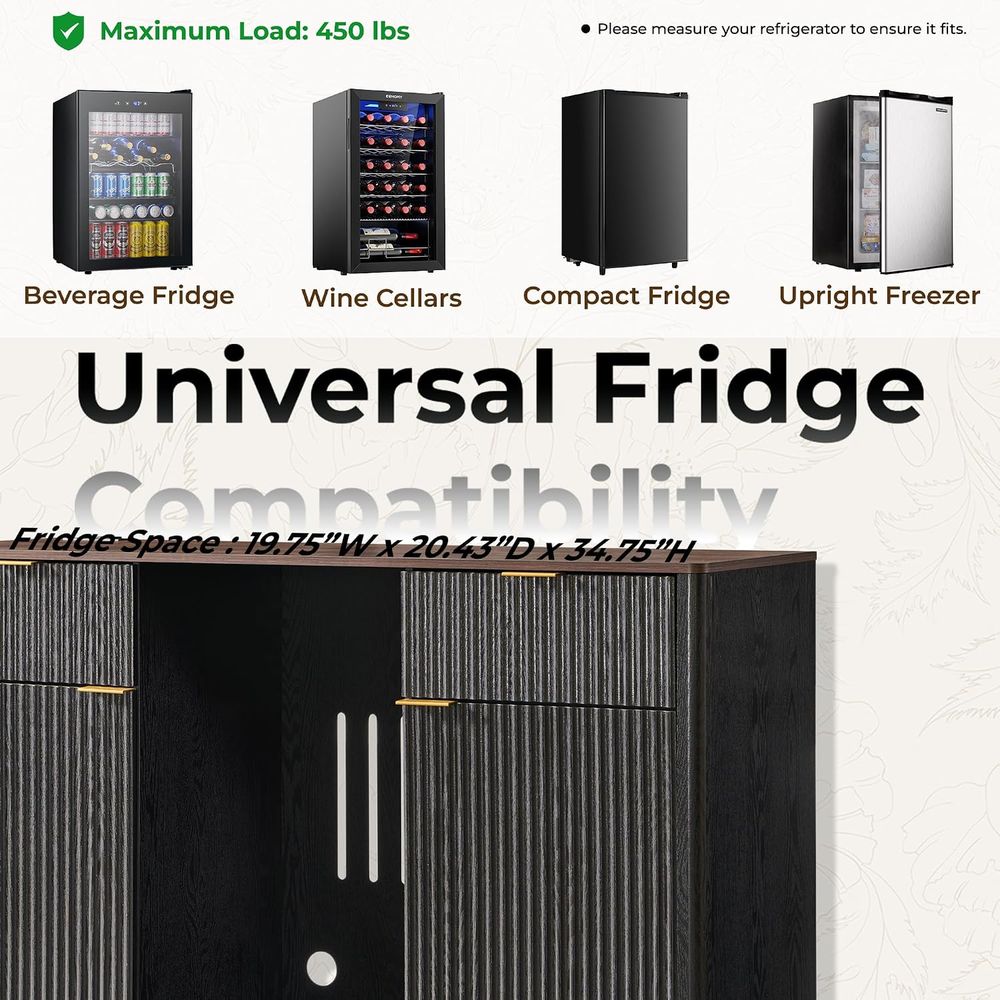 Armário de Bar para Café com E - Home Bar And Fridge avaliação e preço