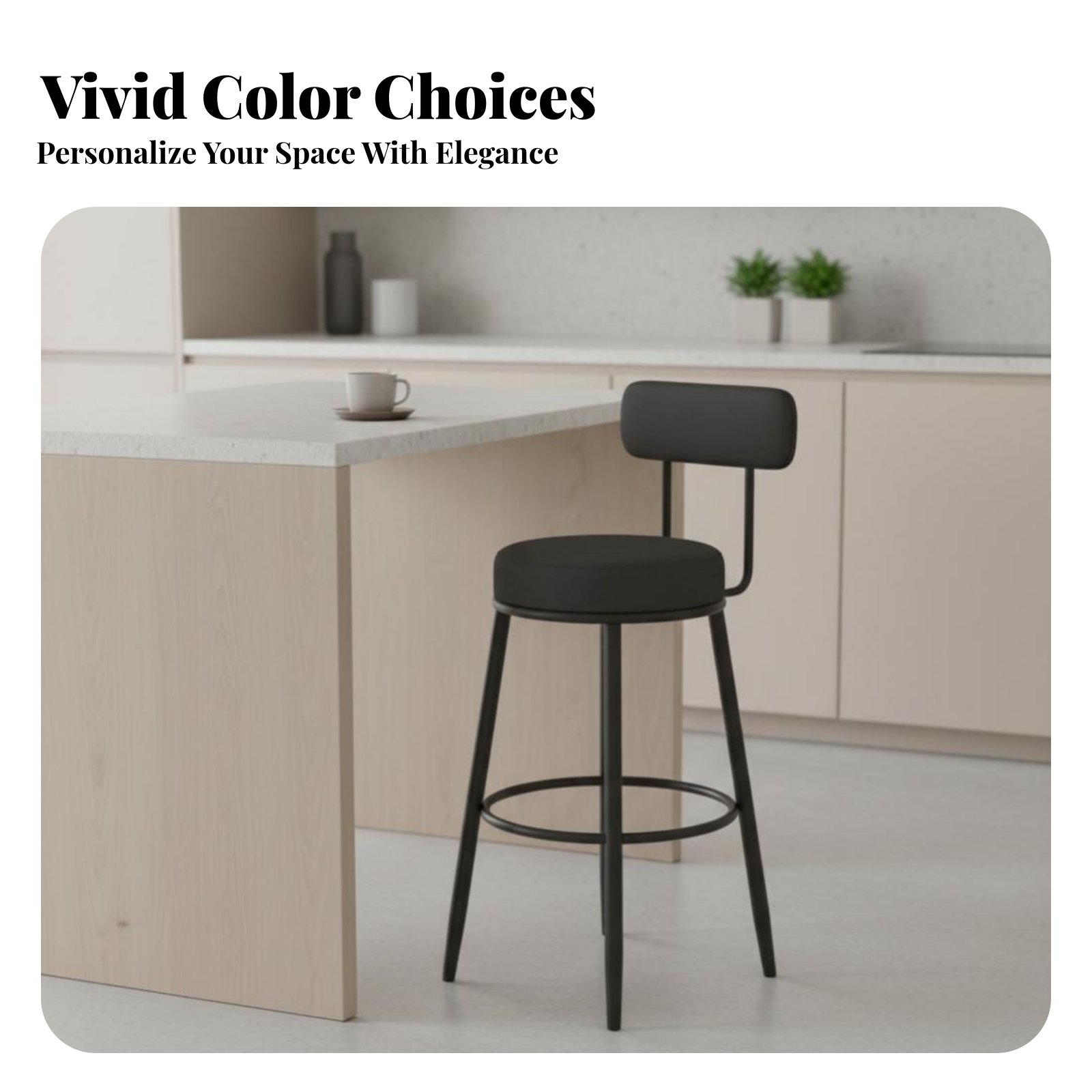 Banqueta Estofada com Encosto  - Home Bar Seating avaliação e preço