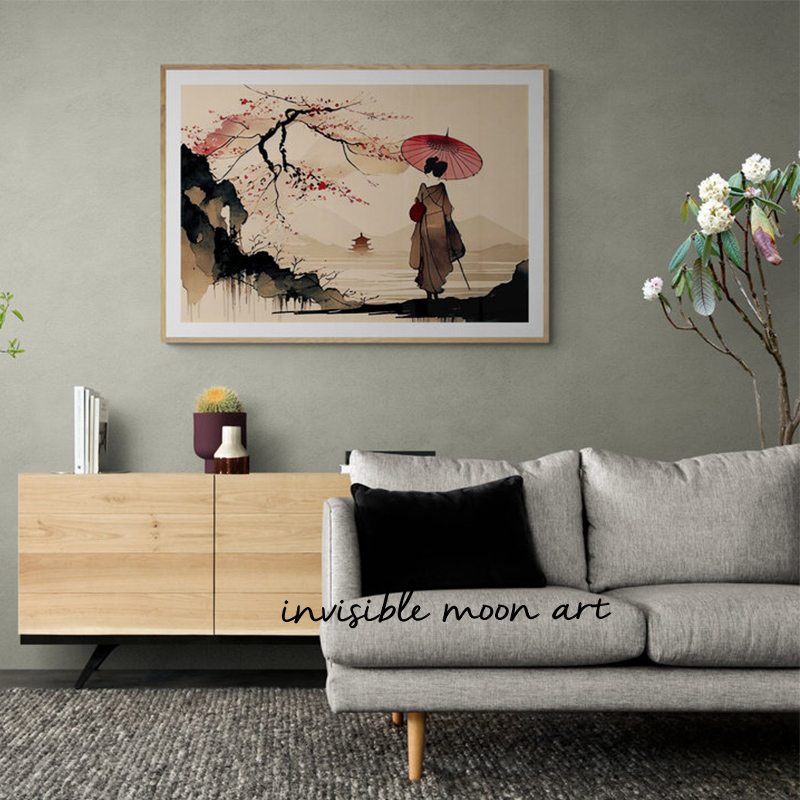 Retro Japanese Zen Landscape A - Home Barca avaliação e preço