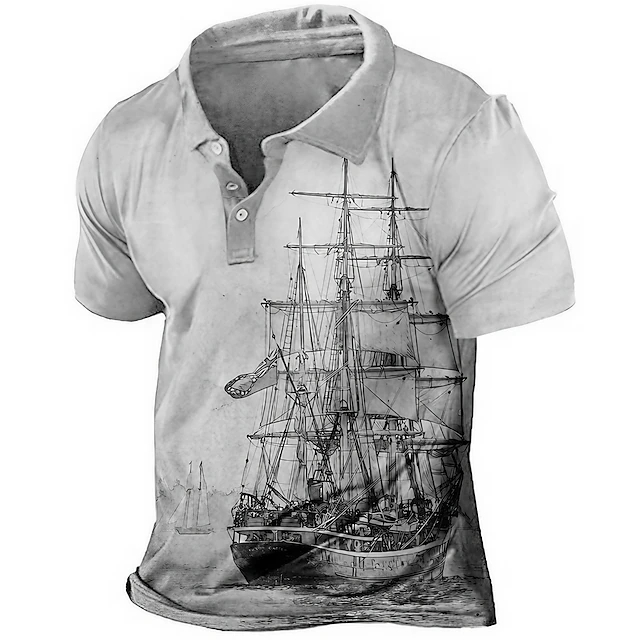 Camisa polo masculina de manga - Home Barca avaliação e preço