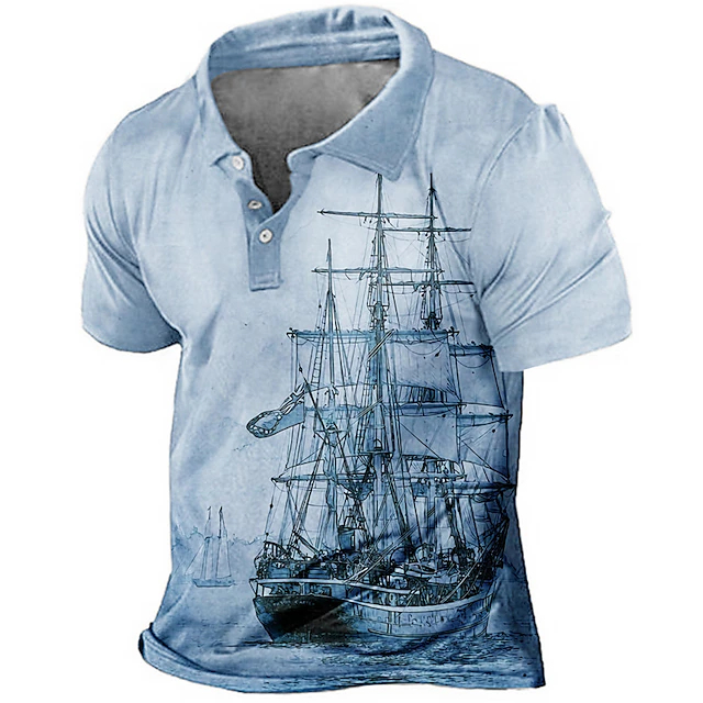 Camisa polo masculina de manga - Home Barca avaliação e preço