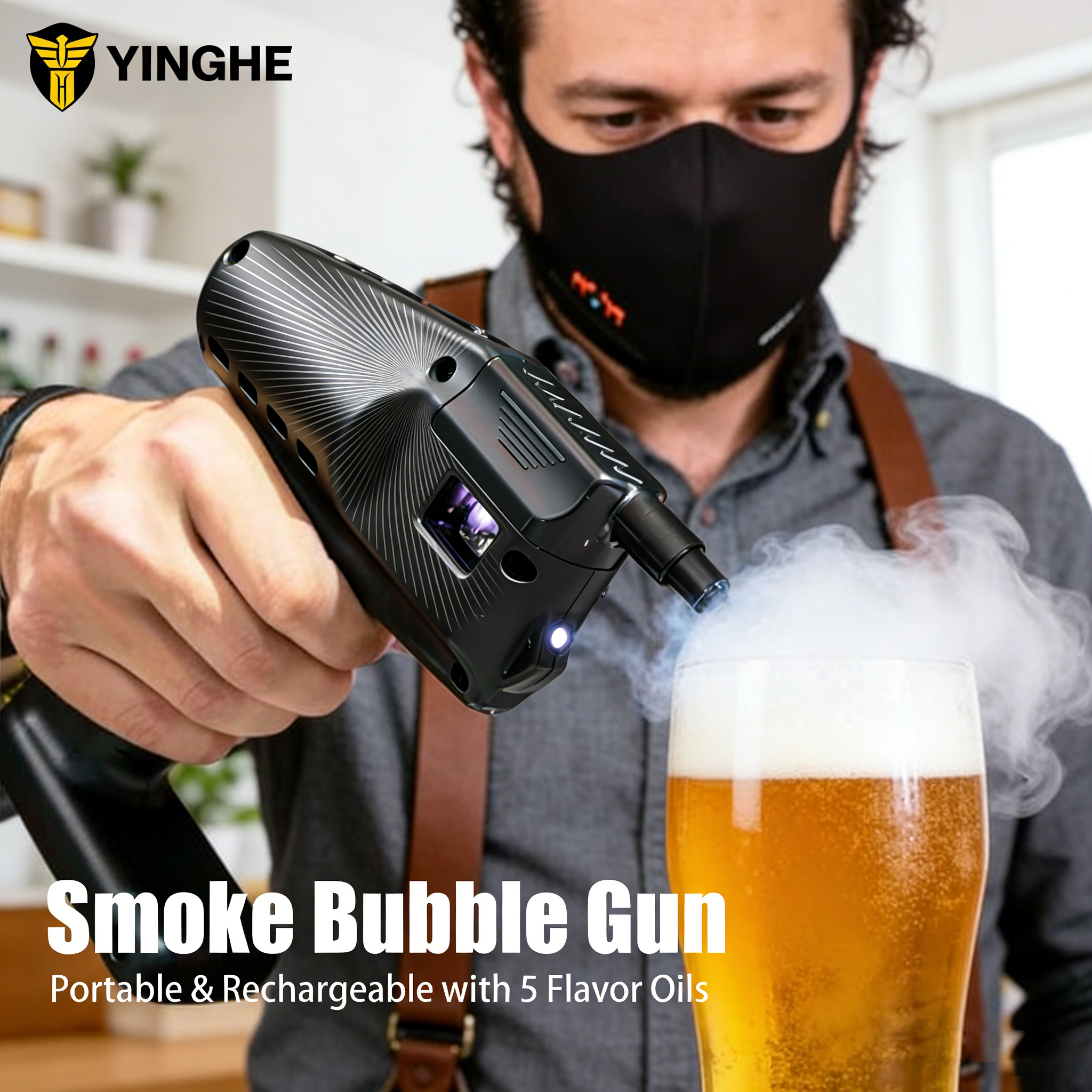 Pistola de Bolhas de Fumaça pa - Smoking Gun Kit avaliação e preço