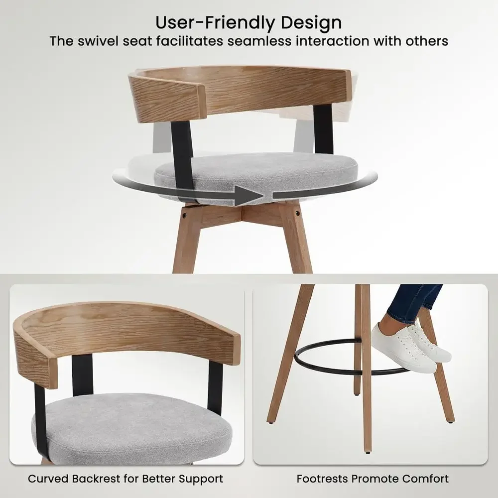 Conjunto de 2 Banquetas de Bar - Home Bar Stools avaliação e preço