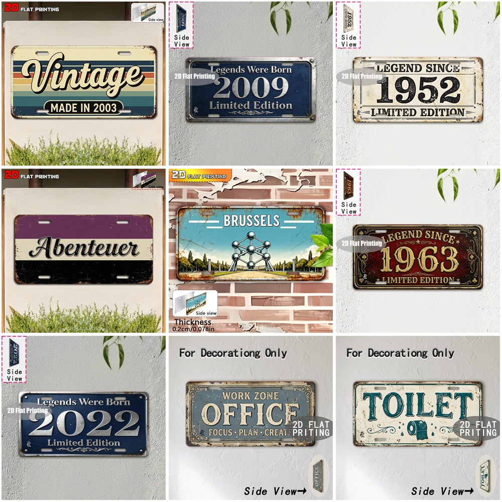 Placa de Metal Vintage com Tex - Home Bar Word avaliação e preço