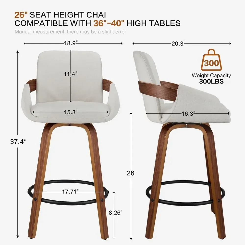 Cadeiras de Bar Giratórias em  - Home Bar Stools avaliação e preço