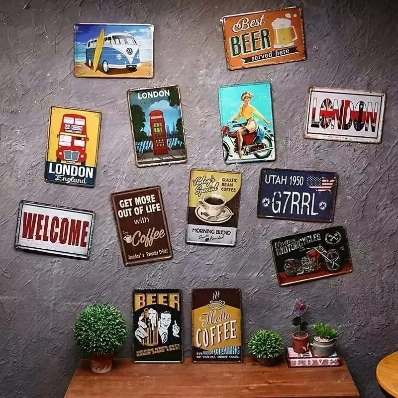 Placa de Metal Vintage para Pa - Home Bar Word avaliação e preço