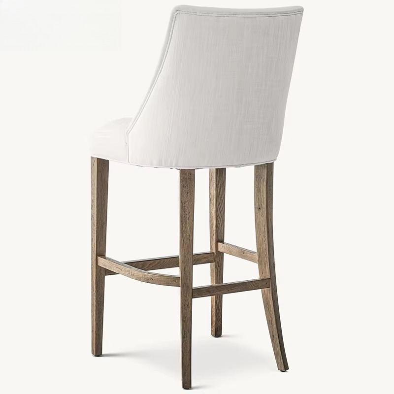 Cadeira de bar de madeira maci - Home Bar Stools avaliação e preço