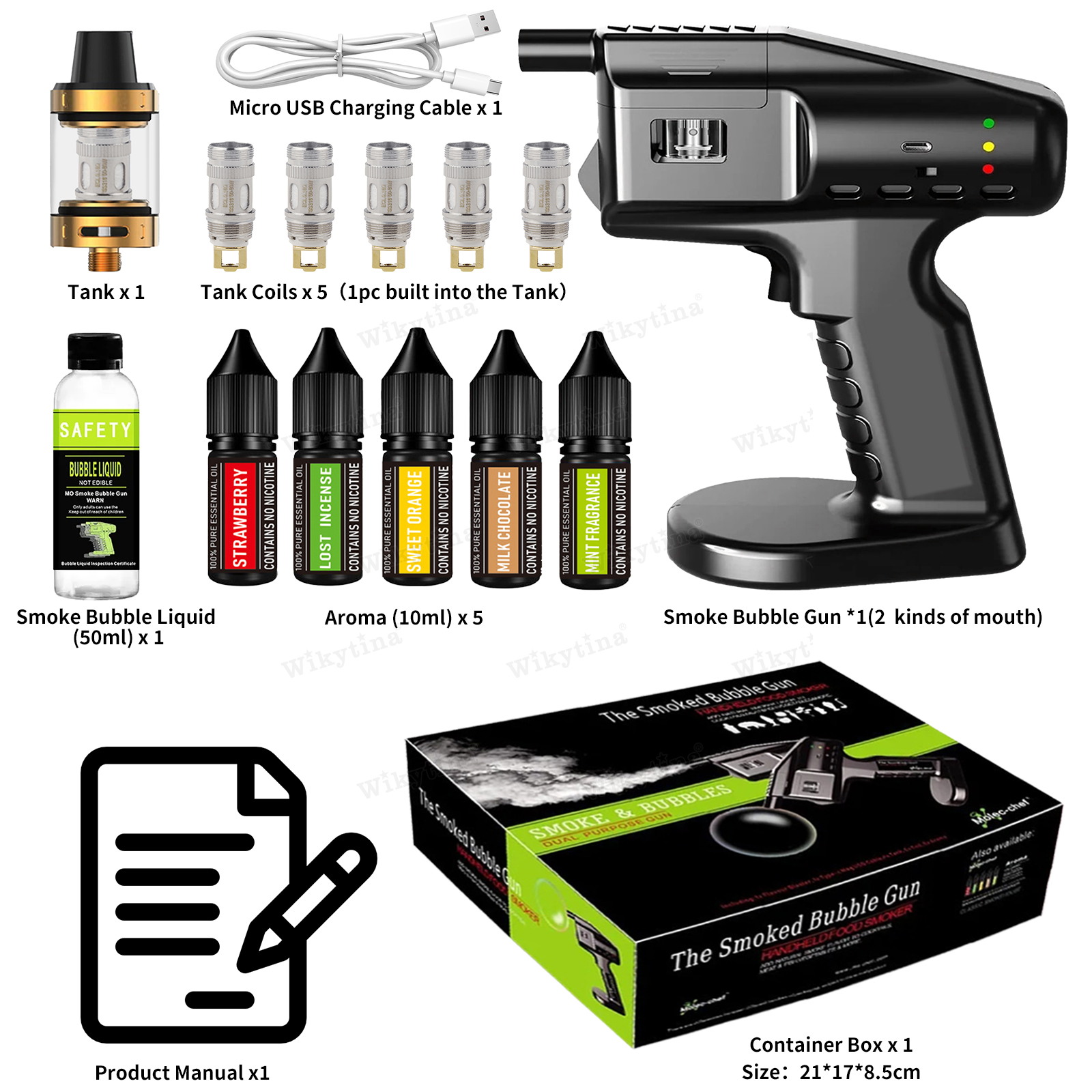 Pistola de bolha de fumaça de  - Smoking Gun Kit avaliação e preço