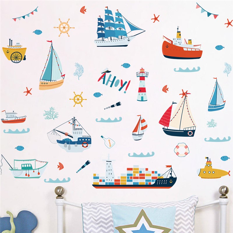 Submarine Pattern Adesivos de  - Home Barca avaliação e preço