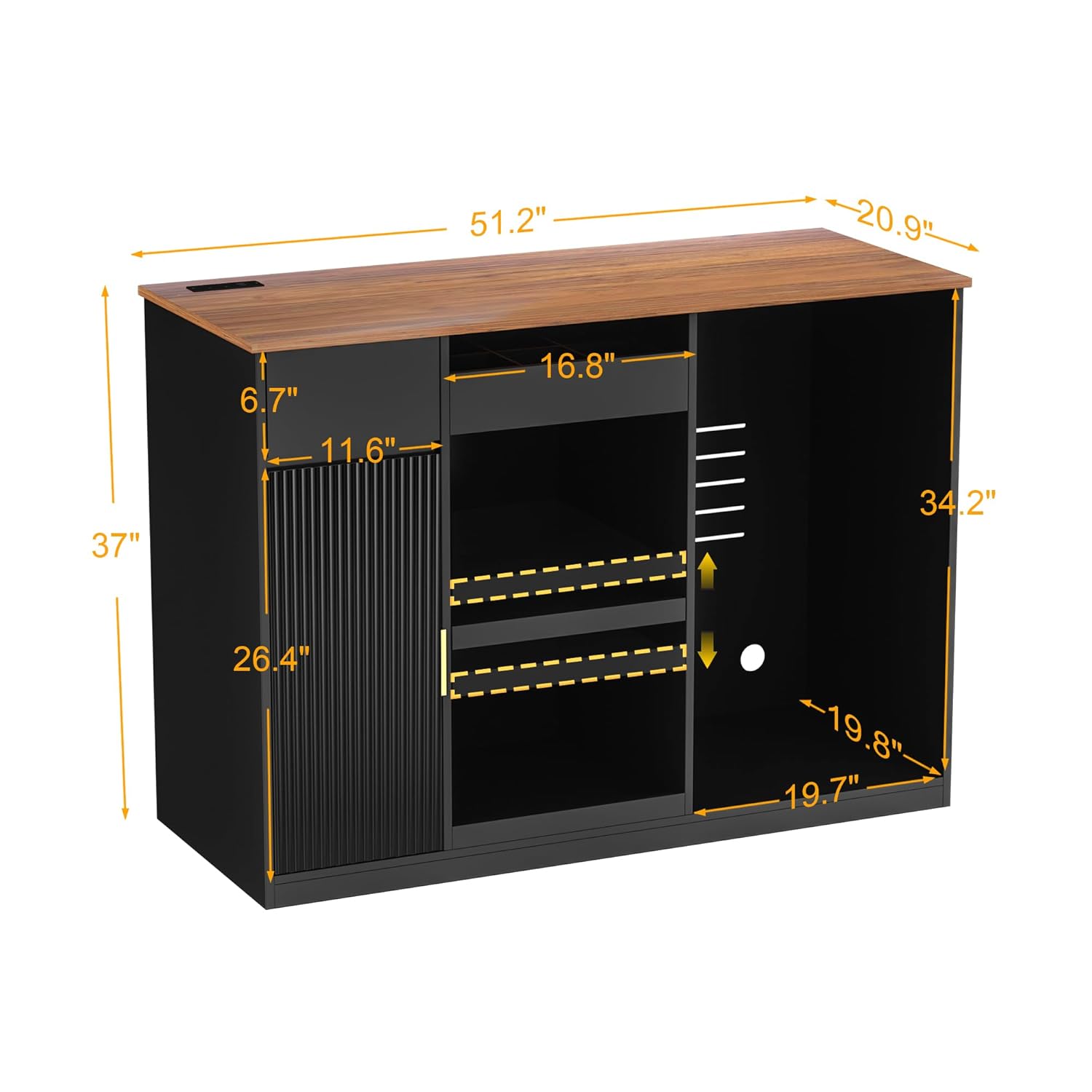 Armário para Lanches com Espaç - Home Bar And Fridge avaliação e preço