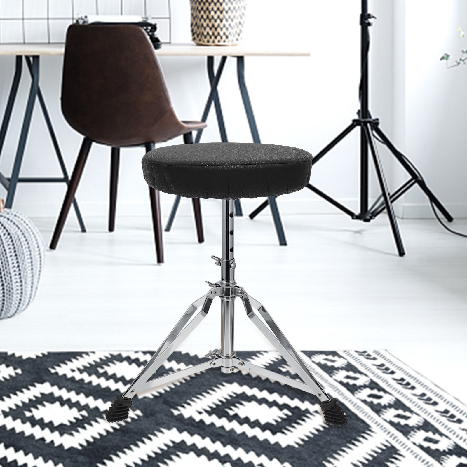 Capa elástica preta grossa par - Home Bar Stools avaliação e preço