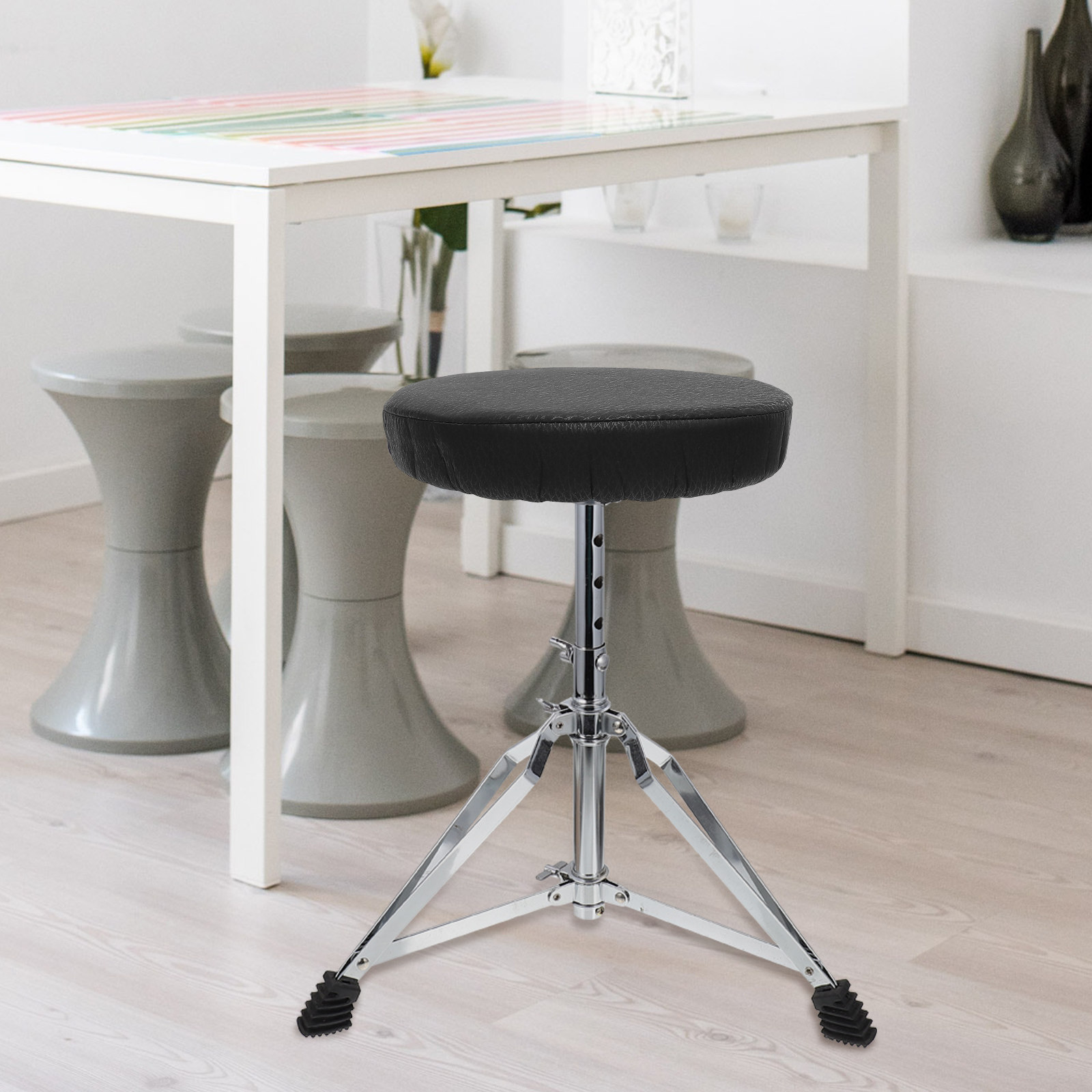 Capa elástica preta grossa par - Home Bar Stools avaliação e preço