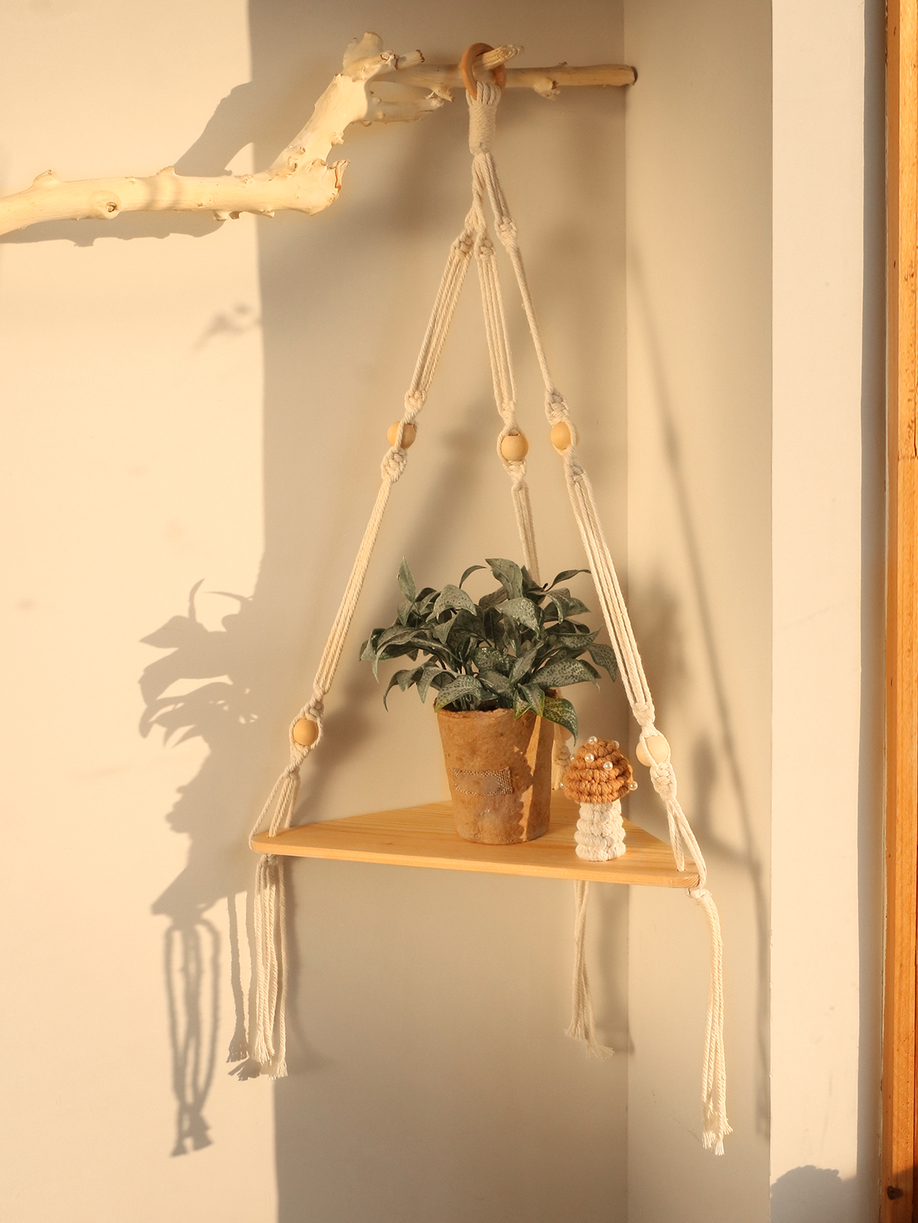 Prateleira de canto de madeira - Home Bar Shelf avaliação e preço