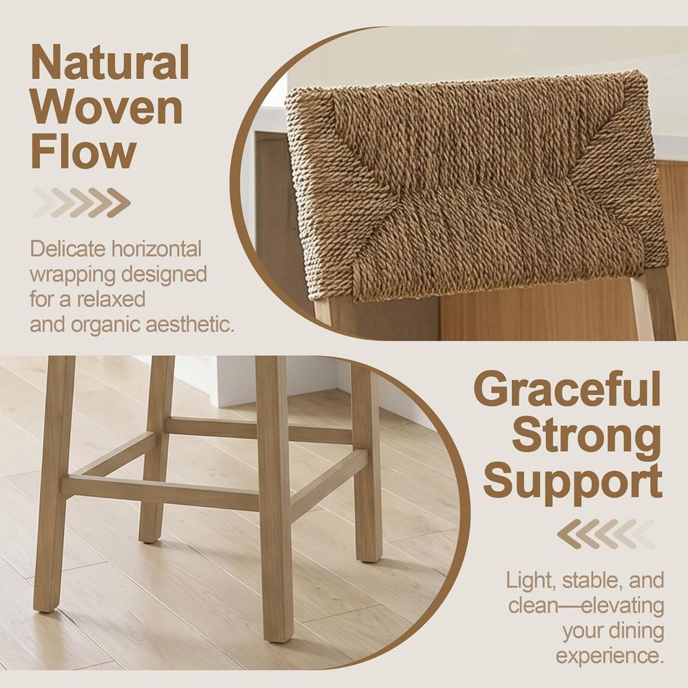 Conjunto de 2 Banquetas com En - Home Bar Stools avaliação e preço