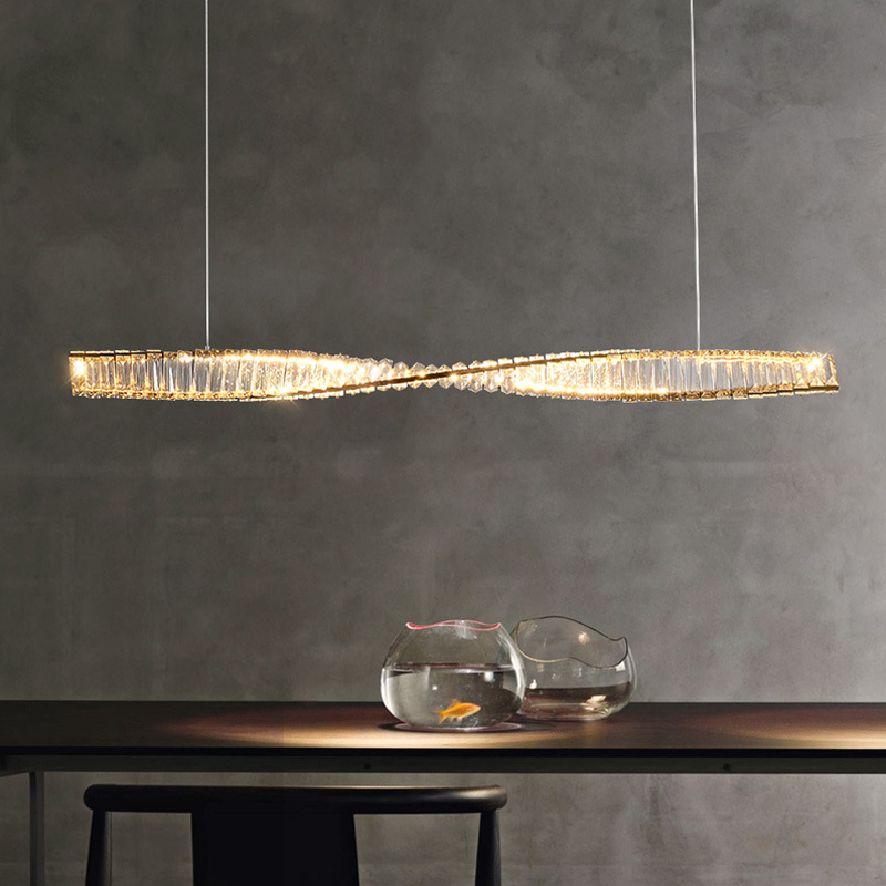 LED Long Strip Crystal Lustres - Home Bar Word avaliação e preço