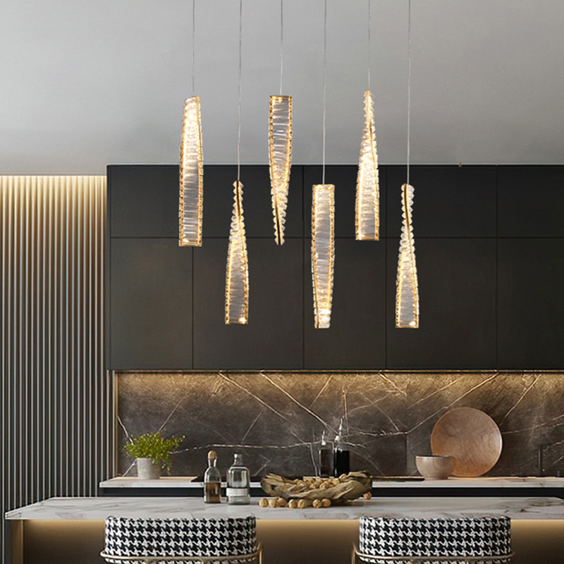 LED Long Strip Crystal Lustres - Home Bar Word avaliação e preço