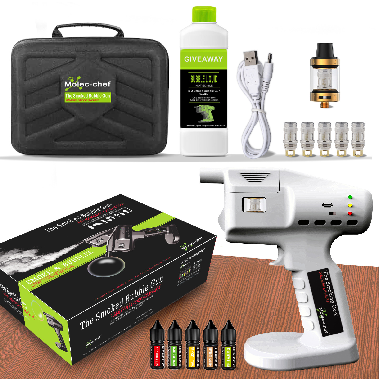 Cocktail Smoke Gun for Cocktai - Smoking Gun Kit avaliação e preço