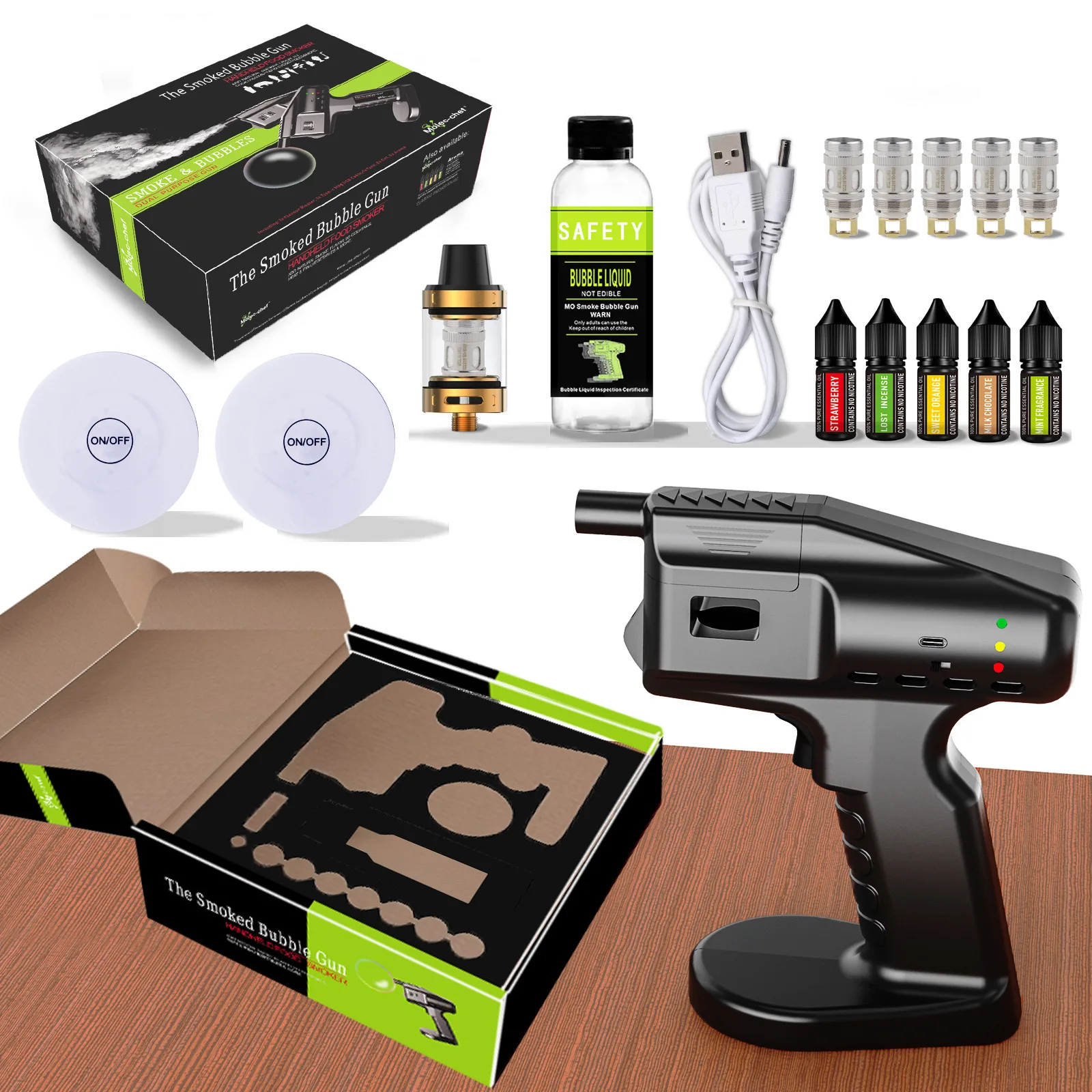 Blaster elétrico USB Flavour,  - Smoking Gun Kit avaliação e preço