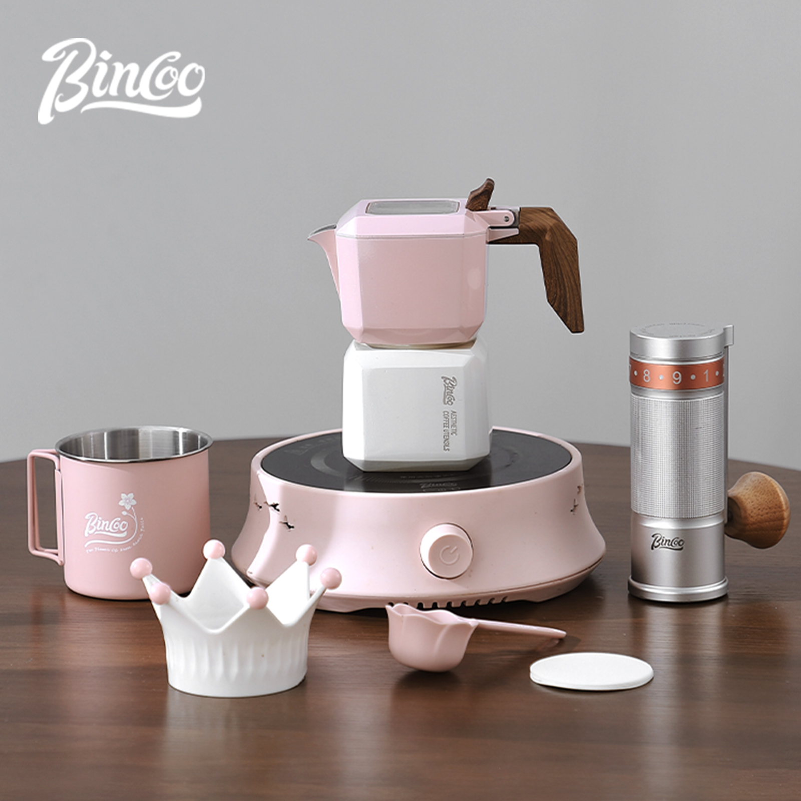 Bincoo válvula dupla moka pote - Home Barista avaliação e preço