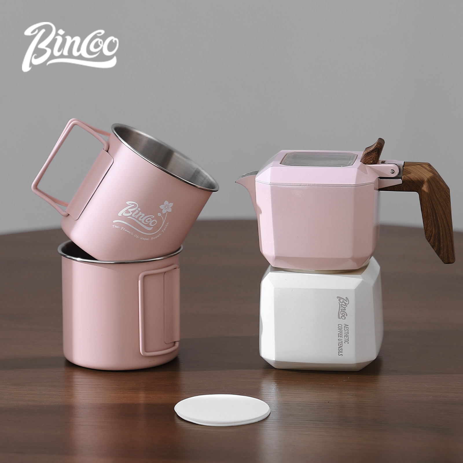 Bincoo válvula dupla moka pote - Home Barista avaliação e preço