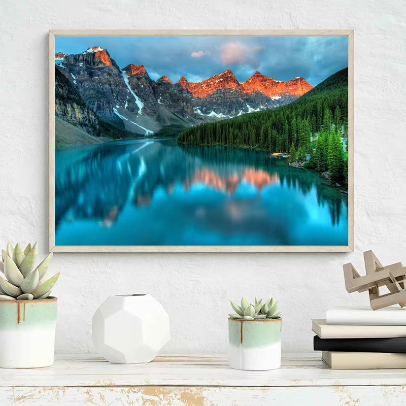 Natureza Paisagem Pintura Da L - Home Barca avaliação e preço
