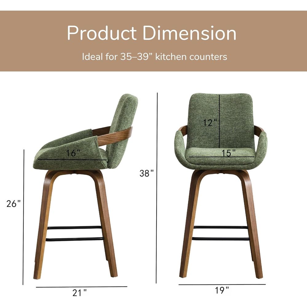 Conjunto de 2 Banquetas Girató - Home Bar Seating avaliação e preço