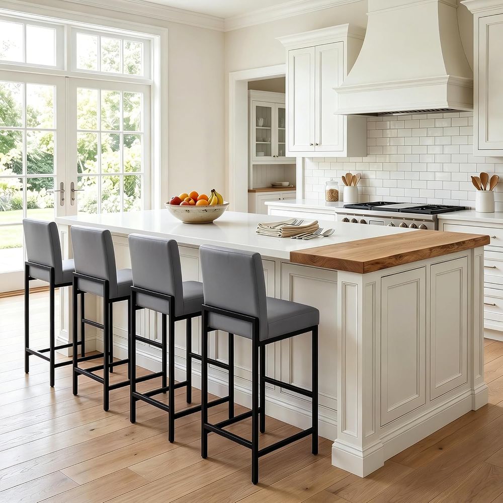 Conjunto de 4 Banquetas de Bar - Home Bar Stools avaliação e preço