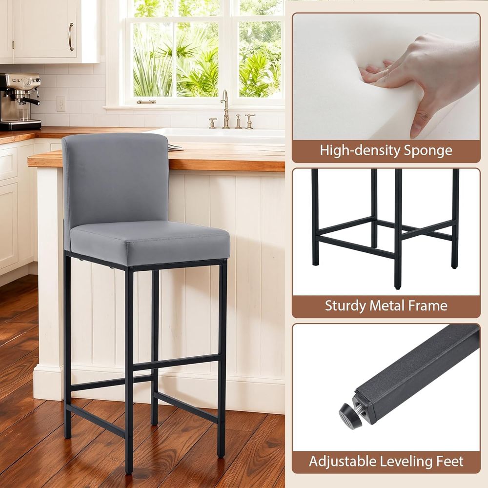 Conjunto de 4 Banquetas de Bar - Home Bar Stools avaliação e preço